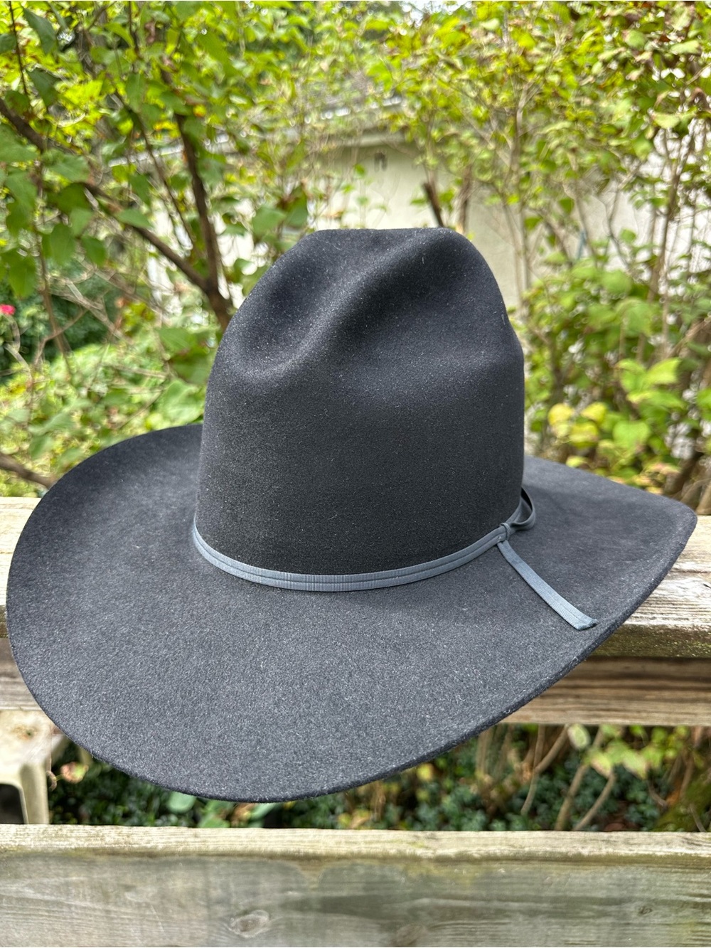 Bailey Mustang XXX Beaver Cowboy Hat – Black, Size 7 1/2, Never Worn, Vintage